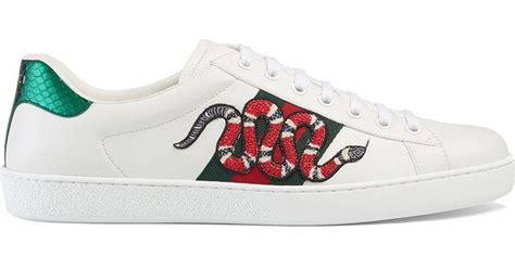 gucci high top sneakers snake|gucci ace embroidered sneakers.